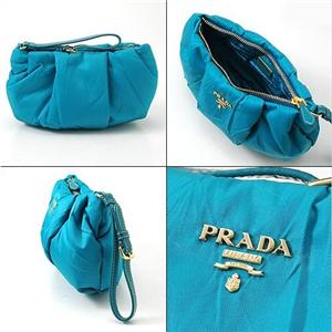 PRADA@NXs[iC|[`@1N1407-CRISPY NYLON TURCHESE(^[RCYu[)